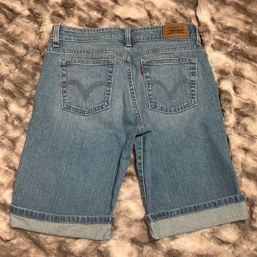 LEVI STRAUSS 515 Denim Bermuda Shorts.